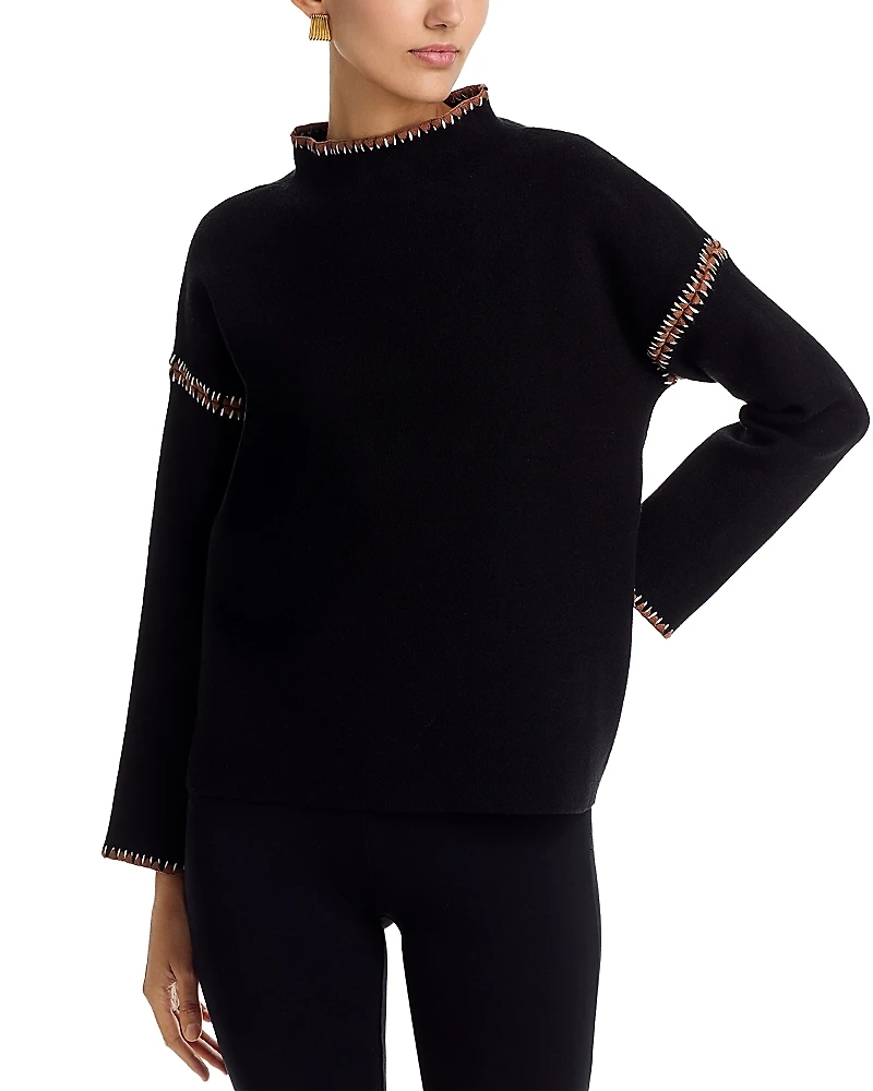 T Tahari Funnel Neck Sweater