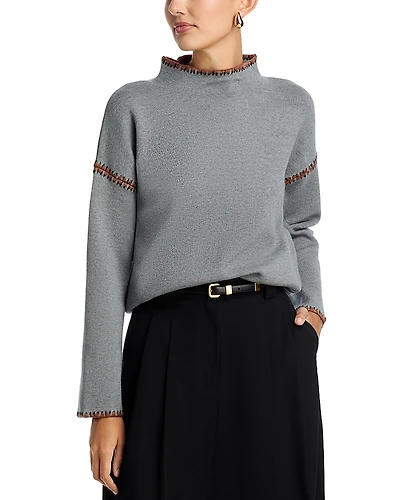 T Tahari Funnel Neck Sweater