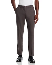 Theory Mayer Drawstring Flannel Jaspe Elasticated Waist Trousers