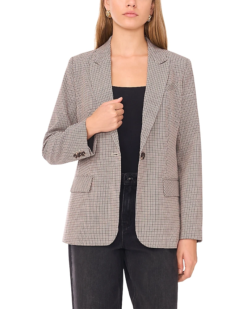 1.state Peak Lapel Blazer