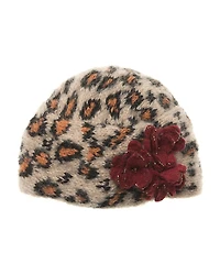 French Knot Felt Flower Hat