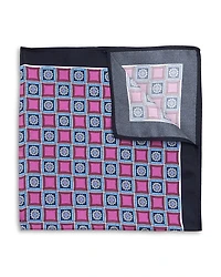 The Men's Store at Bloomingdale's Floral Medallion Geometric Silk Pocket Square - Exclusive