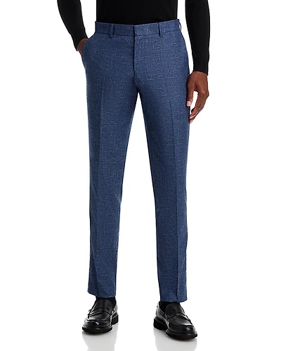 Boss Melange Solid Slim Fit Suit Pants