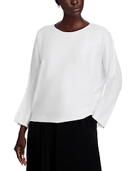 Issey Miyake Campagne Fringe Trim Top