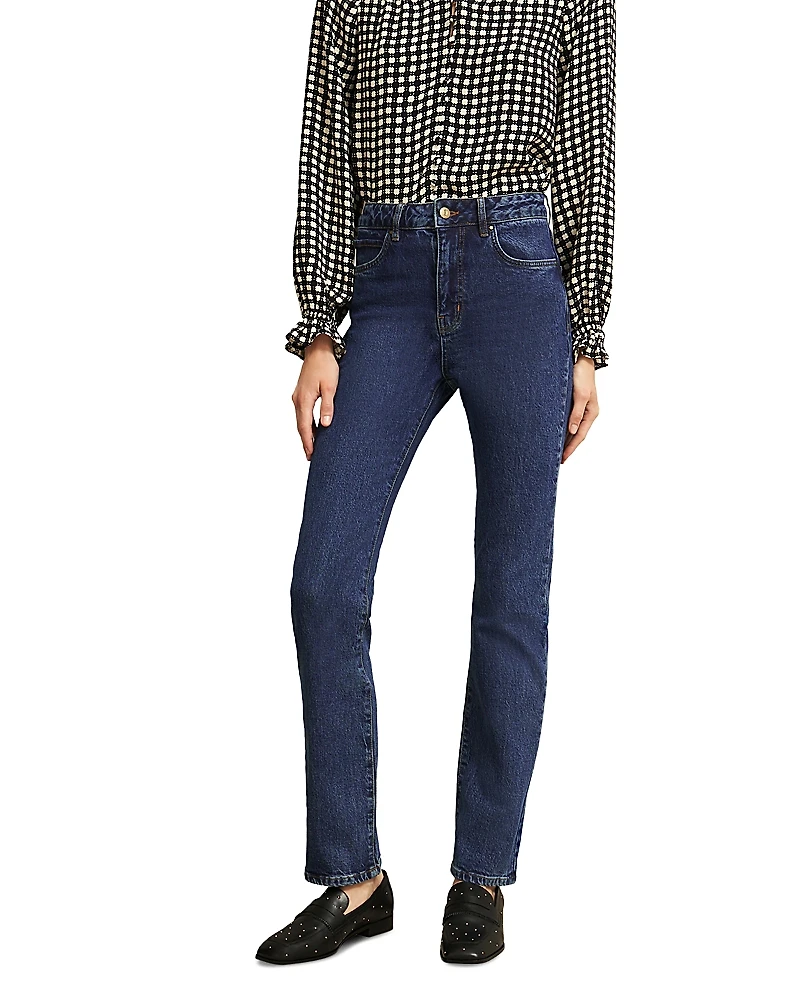 Hobbs London Foley High Rise Straight Leg Jeans