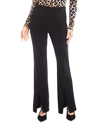 Karen Kane Faux Suede Front Slit Pants