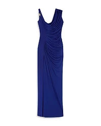 Versace Gathered Jersey Gown