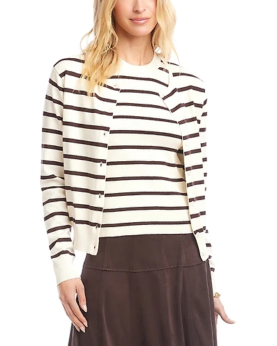 Karen Kane Striped Cardigan