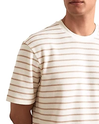 Reiss Woodhall Textured Stripe Tee