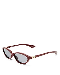 Le Specs Duskfall Oval Sunglasses