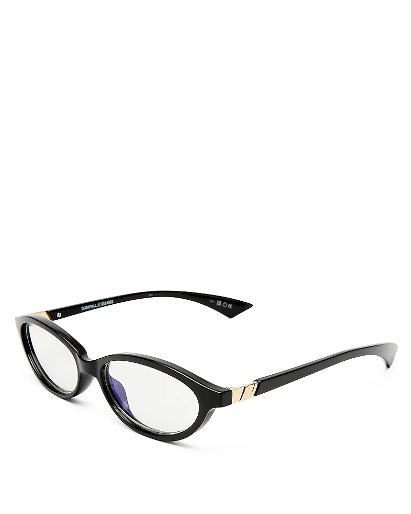 Le Specs Duskfall Oval Blue Light Glasses