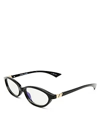 Le Specs Duskfall Oval Blue Light Glasses