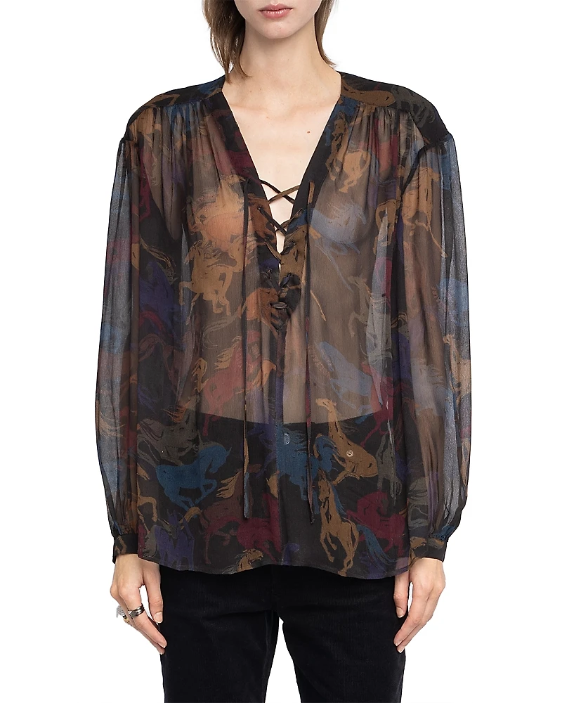 Zadig & Voltaire Tamela Chiffon Top