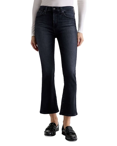 Ag Farrah Mid Rise Cropped Bootcut Jeans