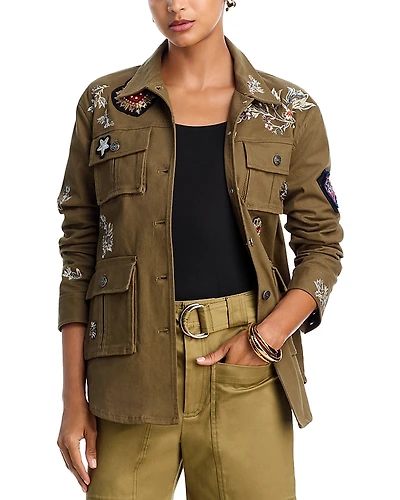 Cinq a Sept Vera Heritage Patch Jacket