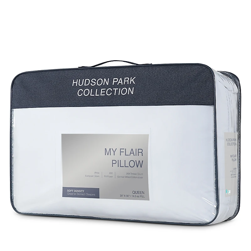Hudson Park Collection My Flair Asthma & Allergy Friendly Down Queen Soft Pillow - Exclusive