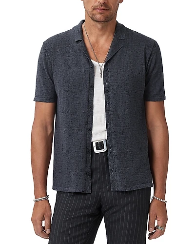 John Varvatos Nayeem Camp Collar Shirt
