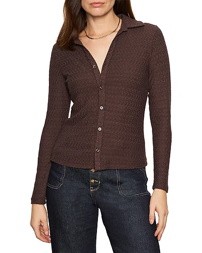 Sanctuary Textured Knit Dreamgirl Top