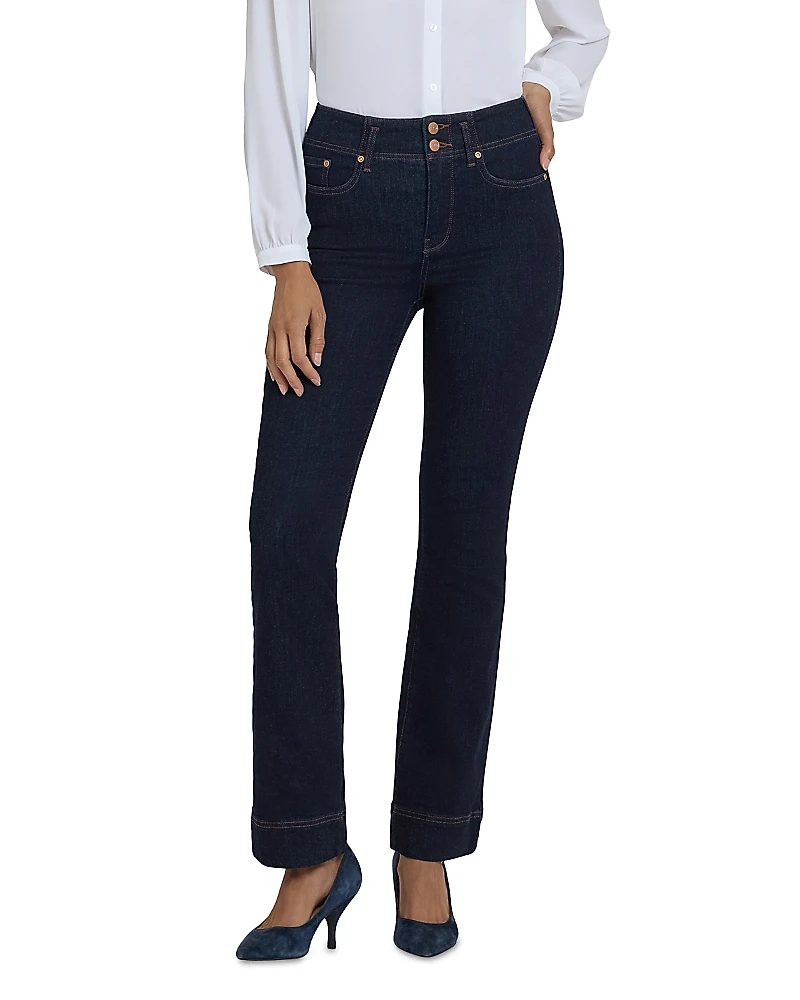 Nydj Barbara Bootcut Double Button Jeans