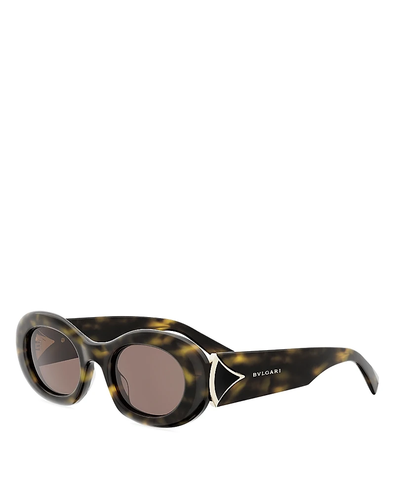 Bvlgari Diva's Dream Oval Sunglasses, 50mm
