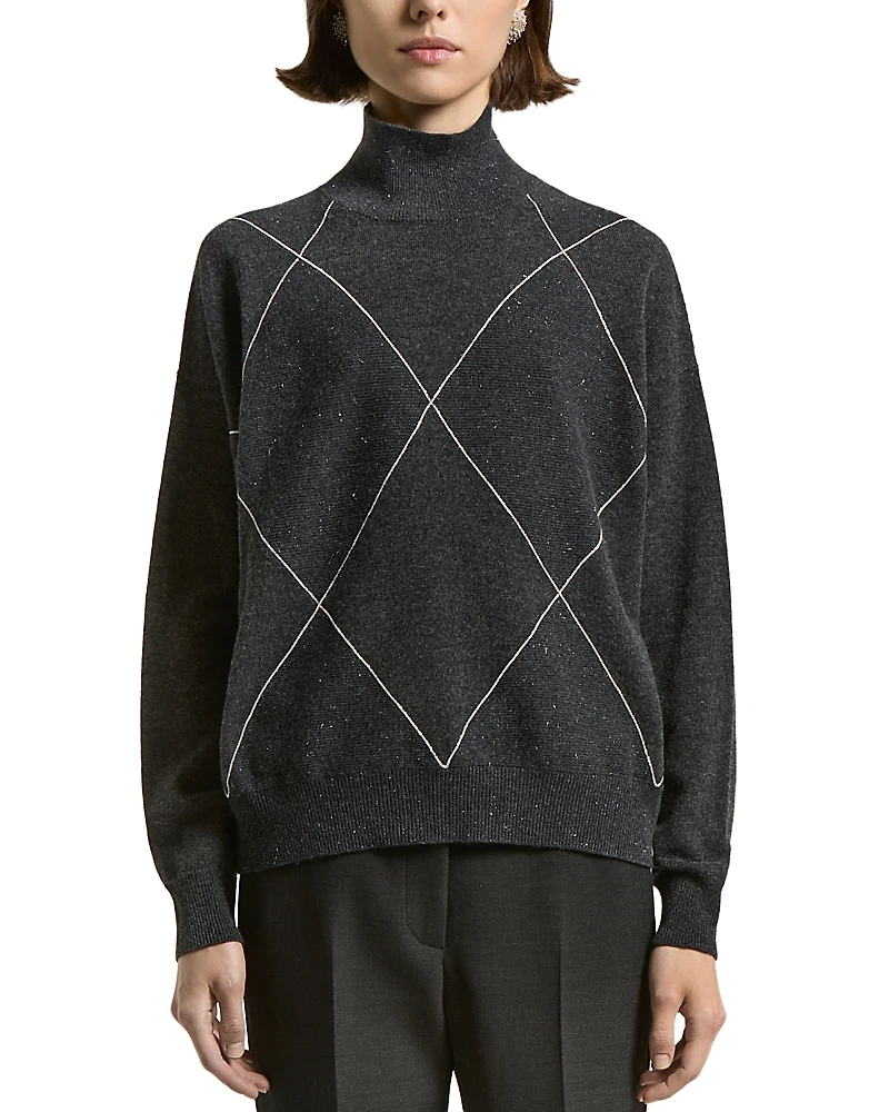 Peserico Turtleneck Knitted Sweater