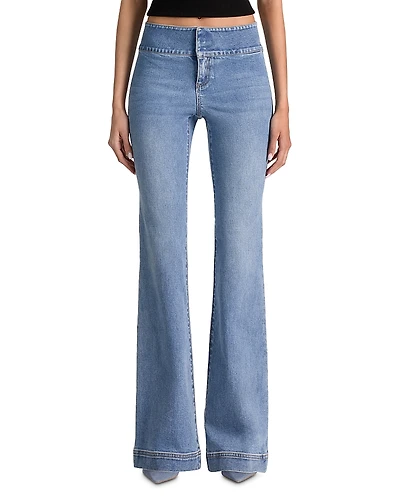 Alice and Olivia Hot Mid Rise Jeans