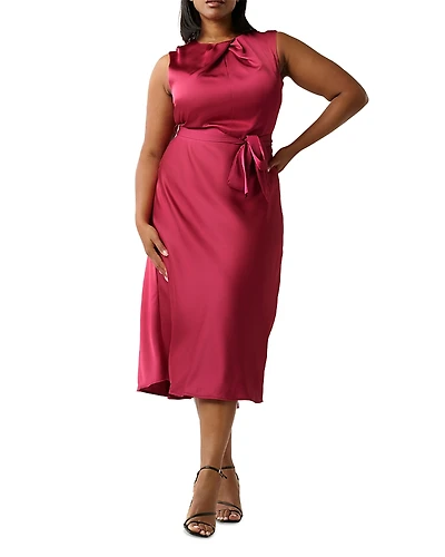Estelle Plus Emmi Tie Waist Dress