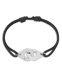 Dinh Van Interlocking Charm Cord Slider Bracelet