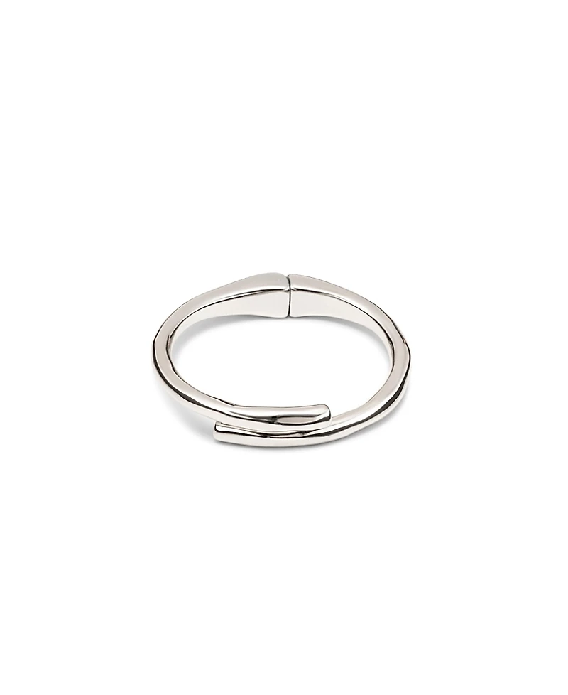 UNOde50 Sterling Silver-Plated Tubular Shaped Bangle Bracelet