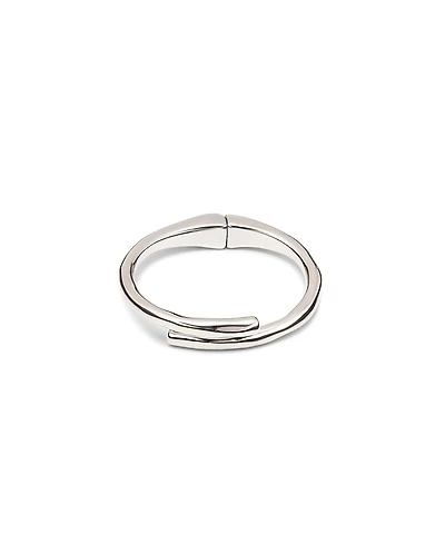 UNOde50 Sterling Silver-Plated Tubular Shaped Bangle Bracelet