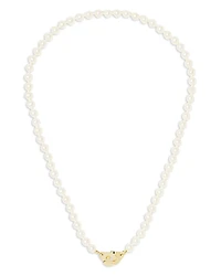 Dinh Van 18K Yellow Gold Menottes Dinh Van Freshwater Pearl Collar Necklace, 16.54