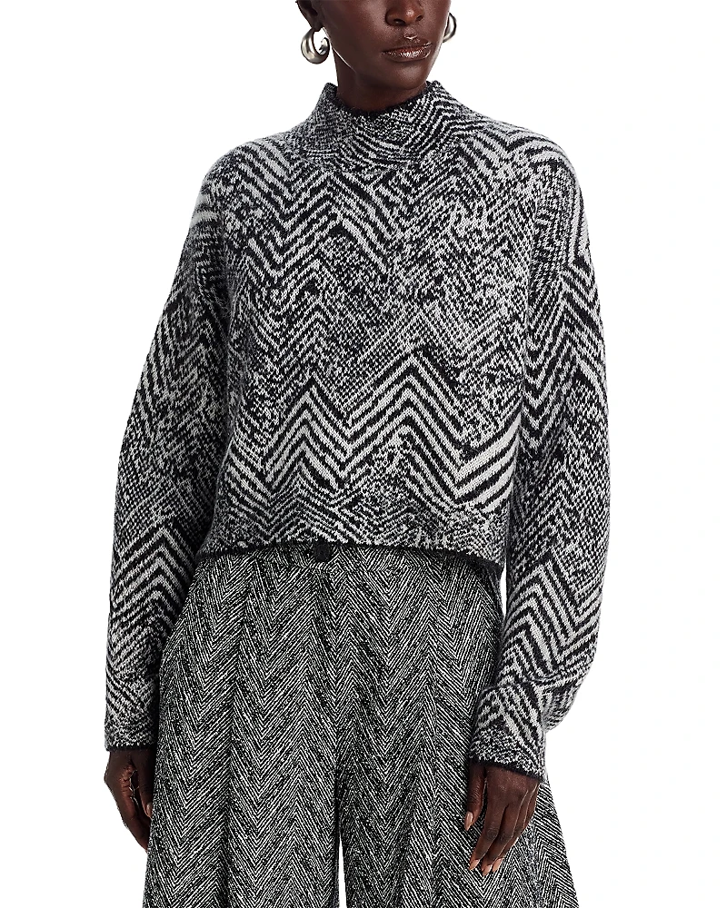 Boss Faclina Mock Neck Sweater