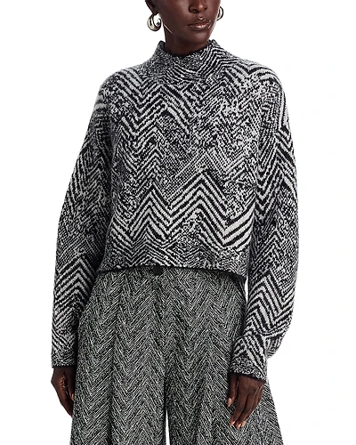 Boss Faclina Mock Neck Sweater