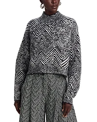 Boss Faclina Mock Neck Sweater