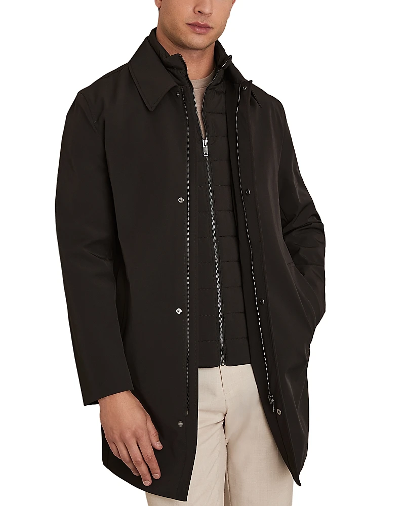Reiss Logan Hybrid Overcoat