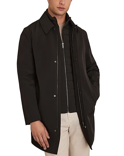 Reiss Logan Hybrid Overcoat