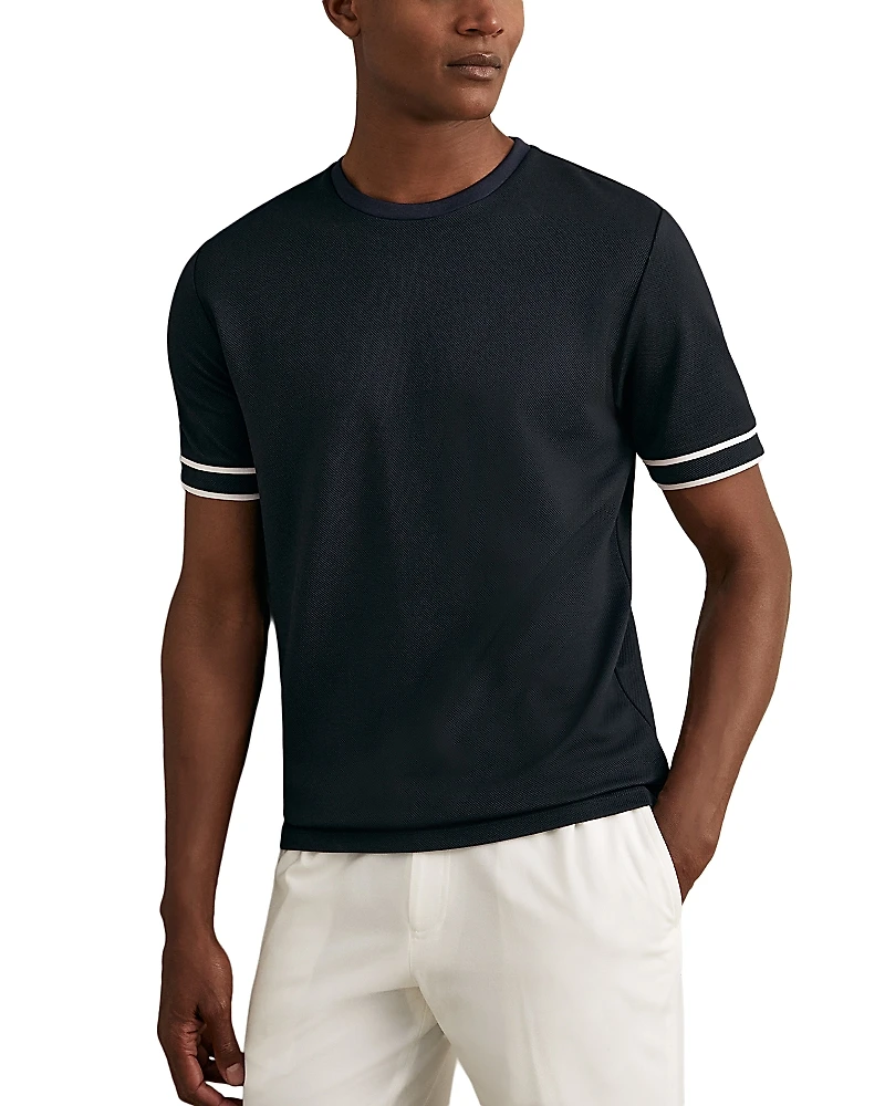 Reiss Textured Crewneck Tee