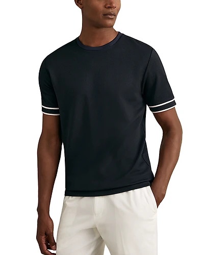 Reiss Textured Crewneck Tee
