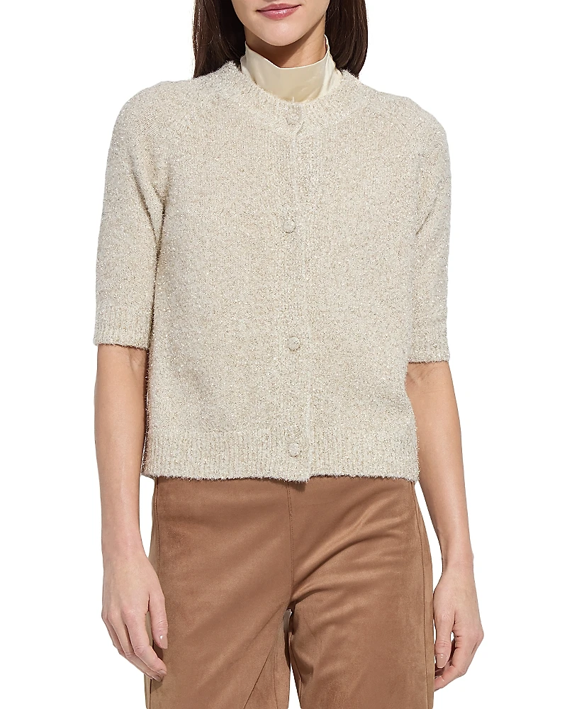 Lysse Kennedy Crewneck Cardigan Sweater