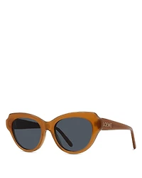 Loewe Slim Geometric Sunglasses, 53mm