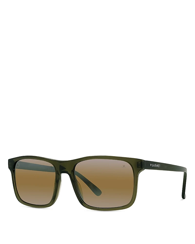 Vuarnet Belvedere 01 Rectangle Sunglasses, 57mm