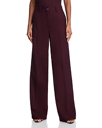 Helmut Lang Wool Vented Wide Leg Pants
