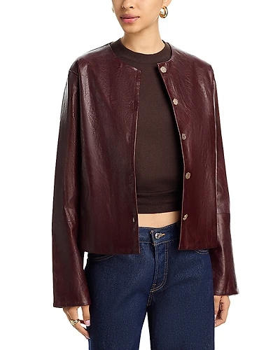 Lost and Wander Valor of Venus Faux Leather Jacket