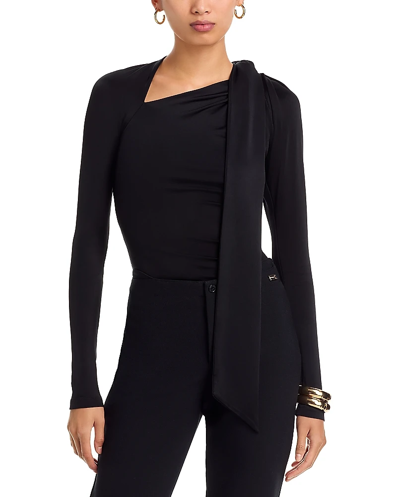 Victoria Beckham Gathered Jersey Top