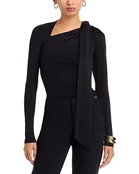 Victoria Beckham Gathered Jersey Top