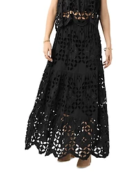 Tiare Hawaii Bora Eyelet Cutout Skirt