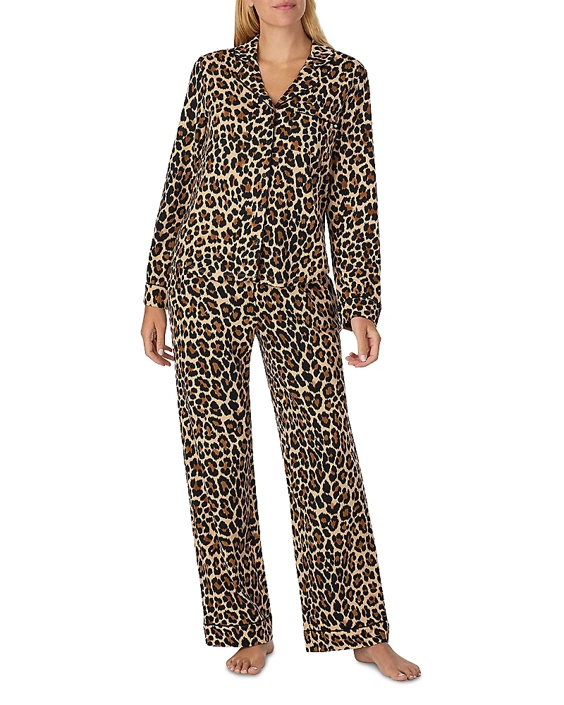 kate spade new york Printed Long Pajama Set