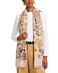 V Fraas Metallic Floral Scarf - Exclusive