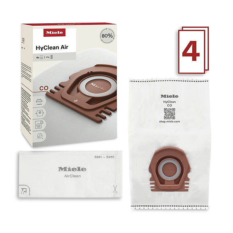 Miele HyClean Air Co Vacuum Cleaner Bags for Miele Guard M1 Vacuum Cleaners