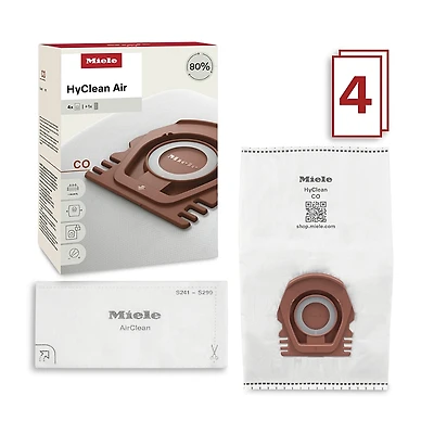 Miele HyClean Air Co Vacuum Cleaner Bags for Miele Guard M1 Vacuum Cleaners
